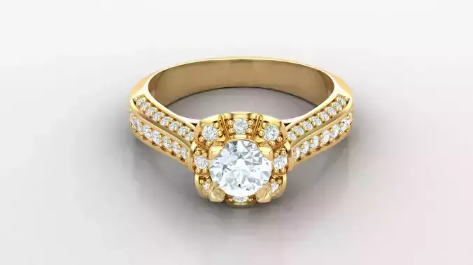 Diamond Women Ring Jewelry SLT 76