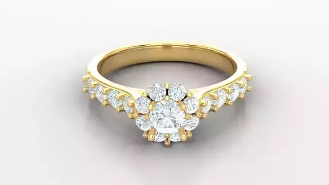 Diamond Women Ring Jewelry SLT 61