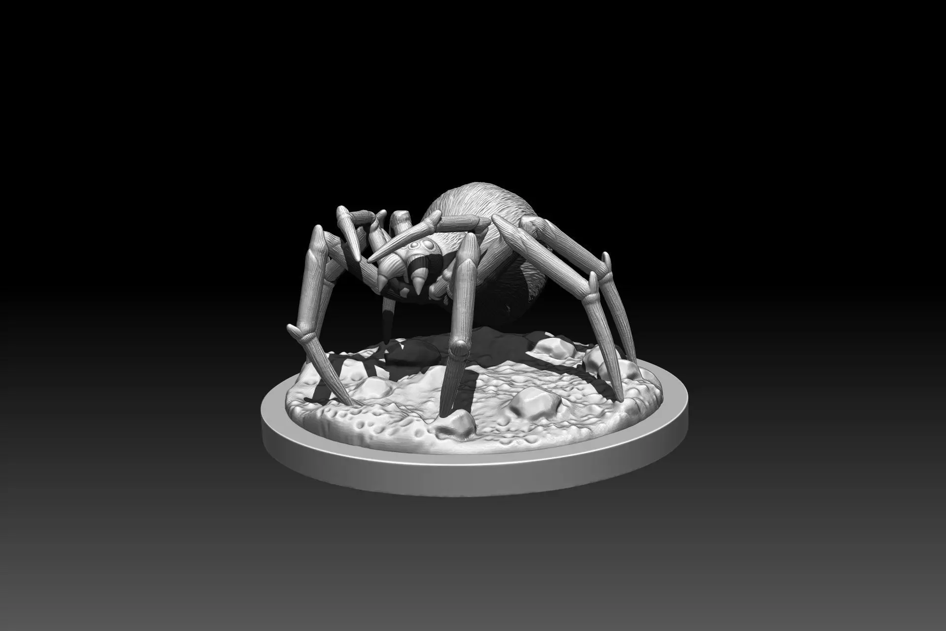 3D printable spider model perfect for Halloween 3D print model_0