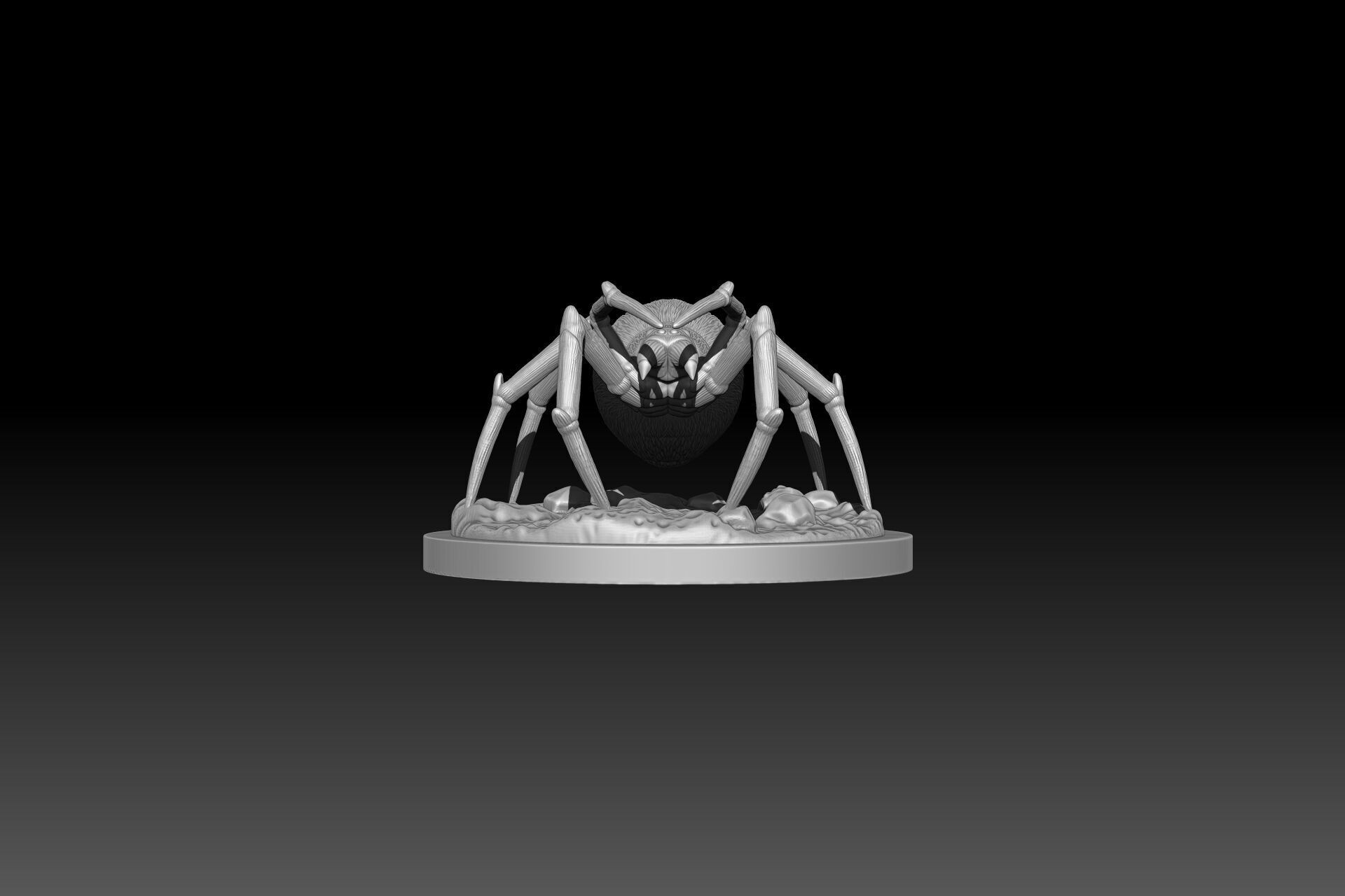 3D printable spider model perfect for Halloween 3D print model_4