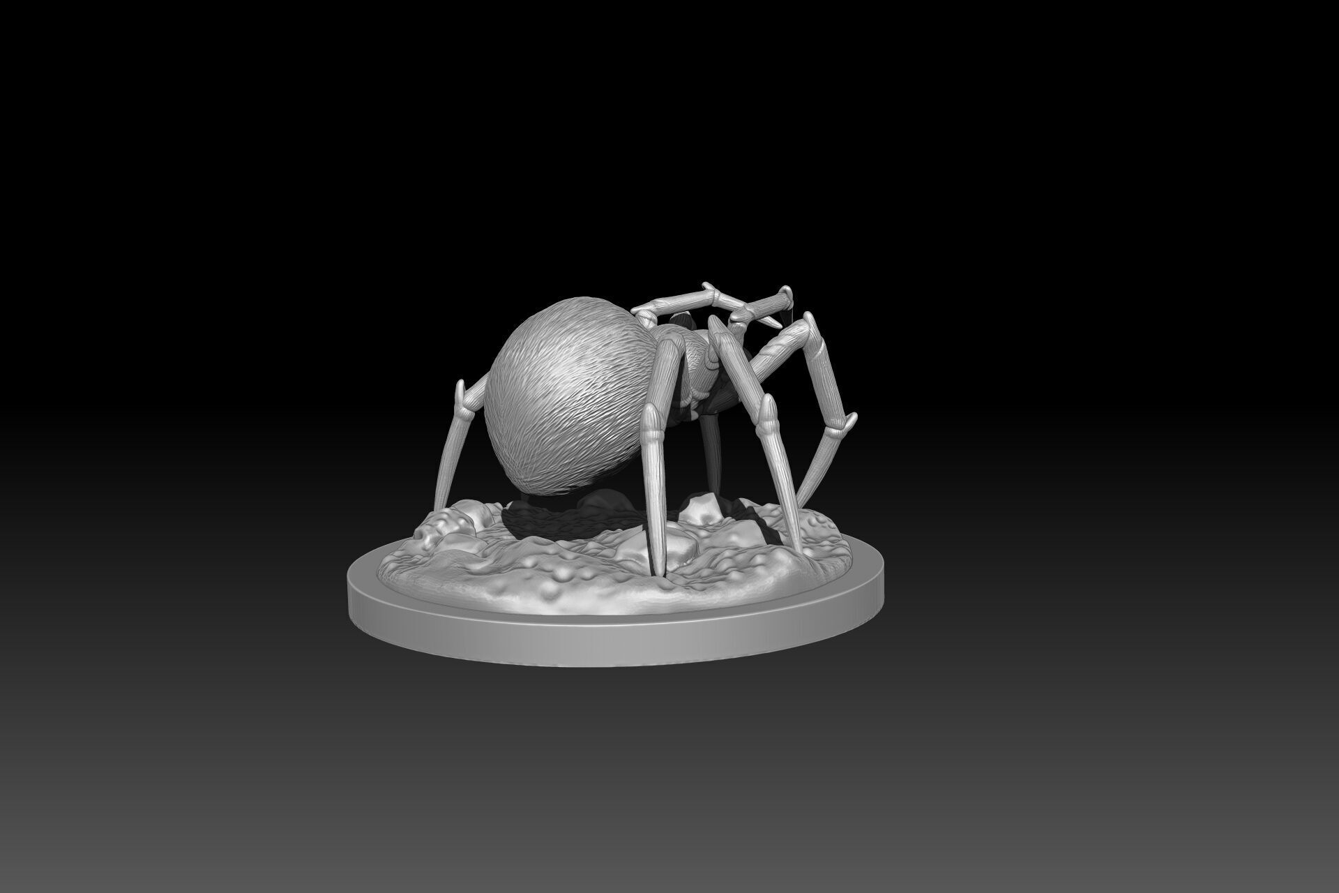 3D printable spider model perfect for Halloween 3D print model_3