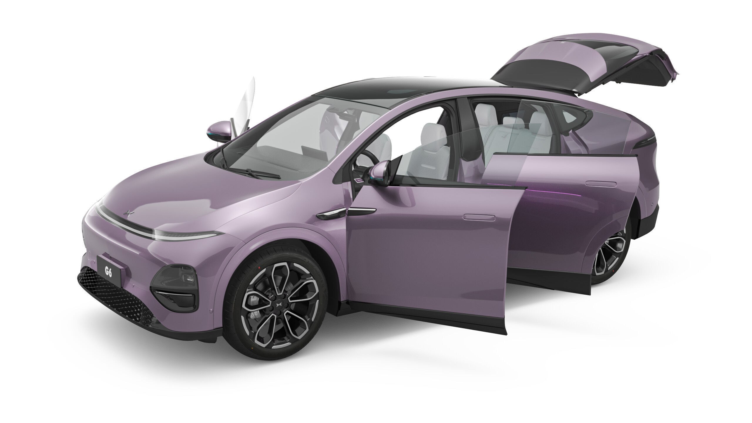 2026 Xpeng G6 with Interior 3D model_8