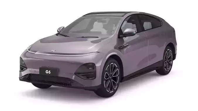 2026 Xpeng G6 with Interior 3D model