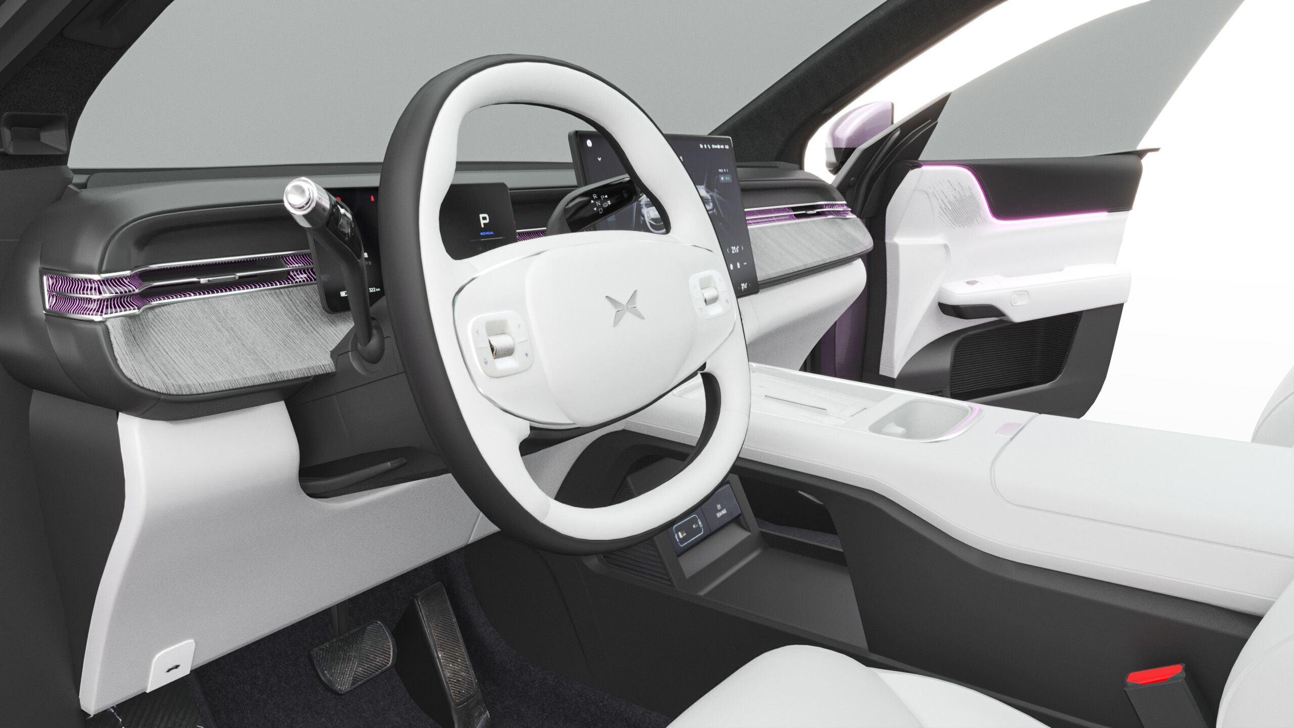 2026 Xpeng G6 with Interior 3D model_12