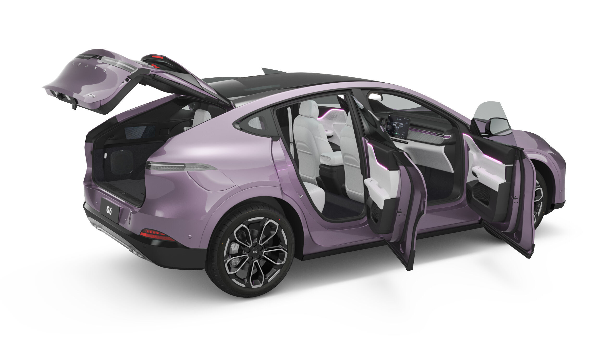 2026 Xpeng G6 with Interior 3D model_9