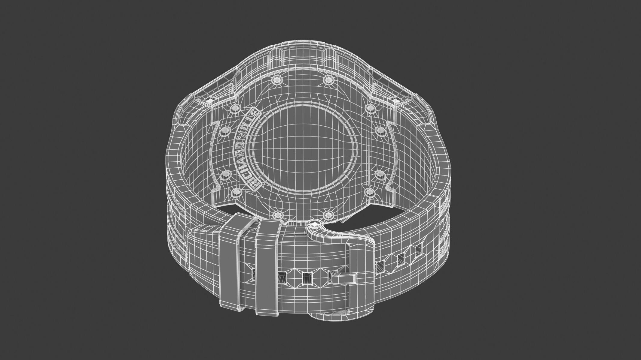 Richard Mille RM 032 Red Luxury Watch 3D model_18