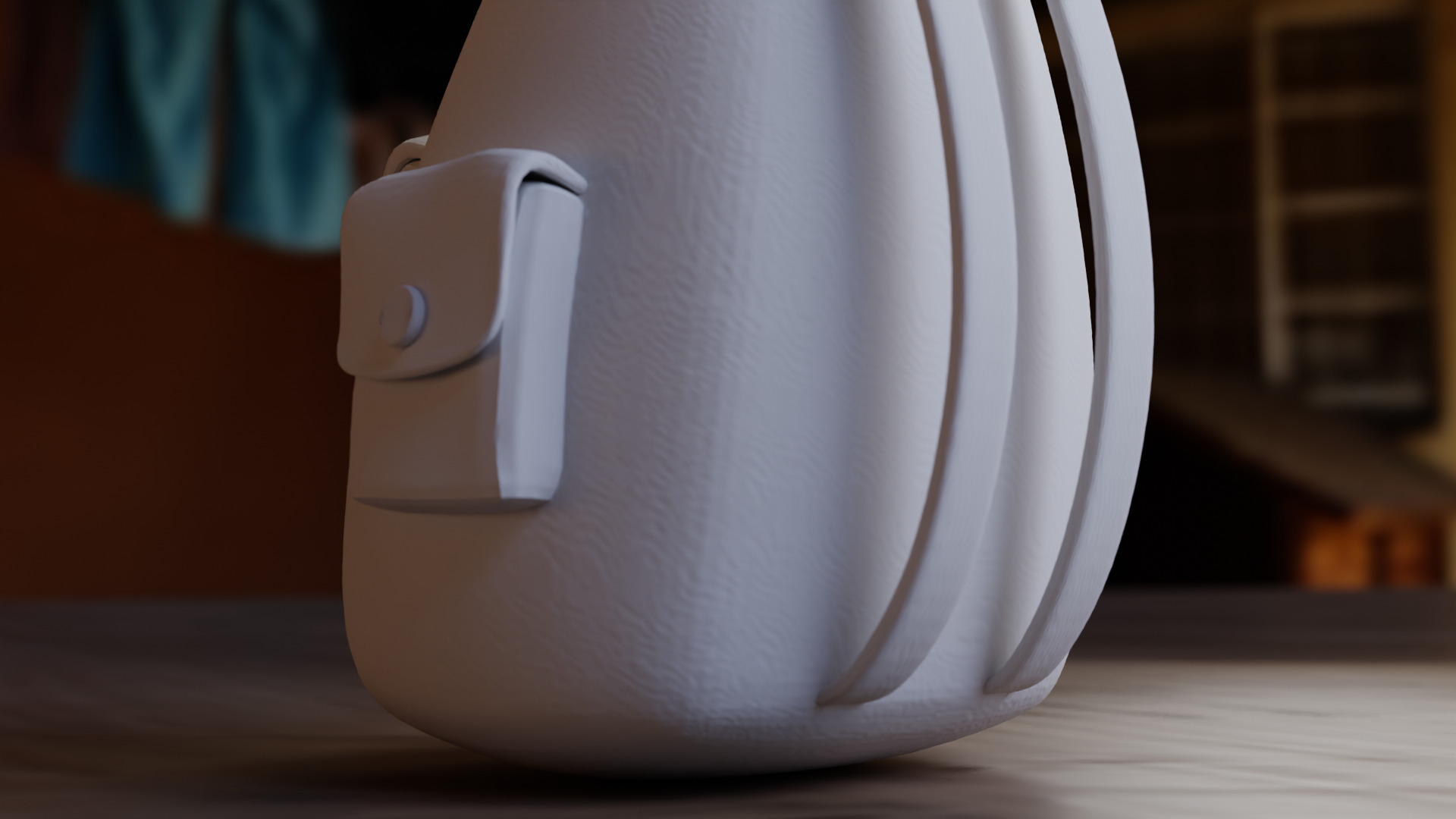 Adventure Backpack 3D Printable STL File Single Piece 100mm Tall 3D print model_8