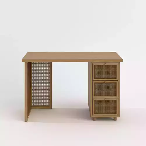 Work Desk Japandi High Quality 3D Model Modern