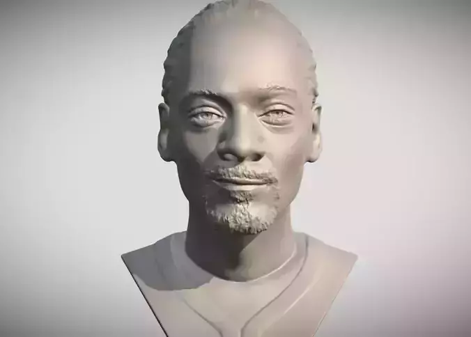 Snoop Dogg bust 3D print model