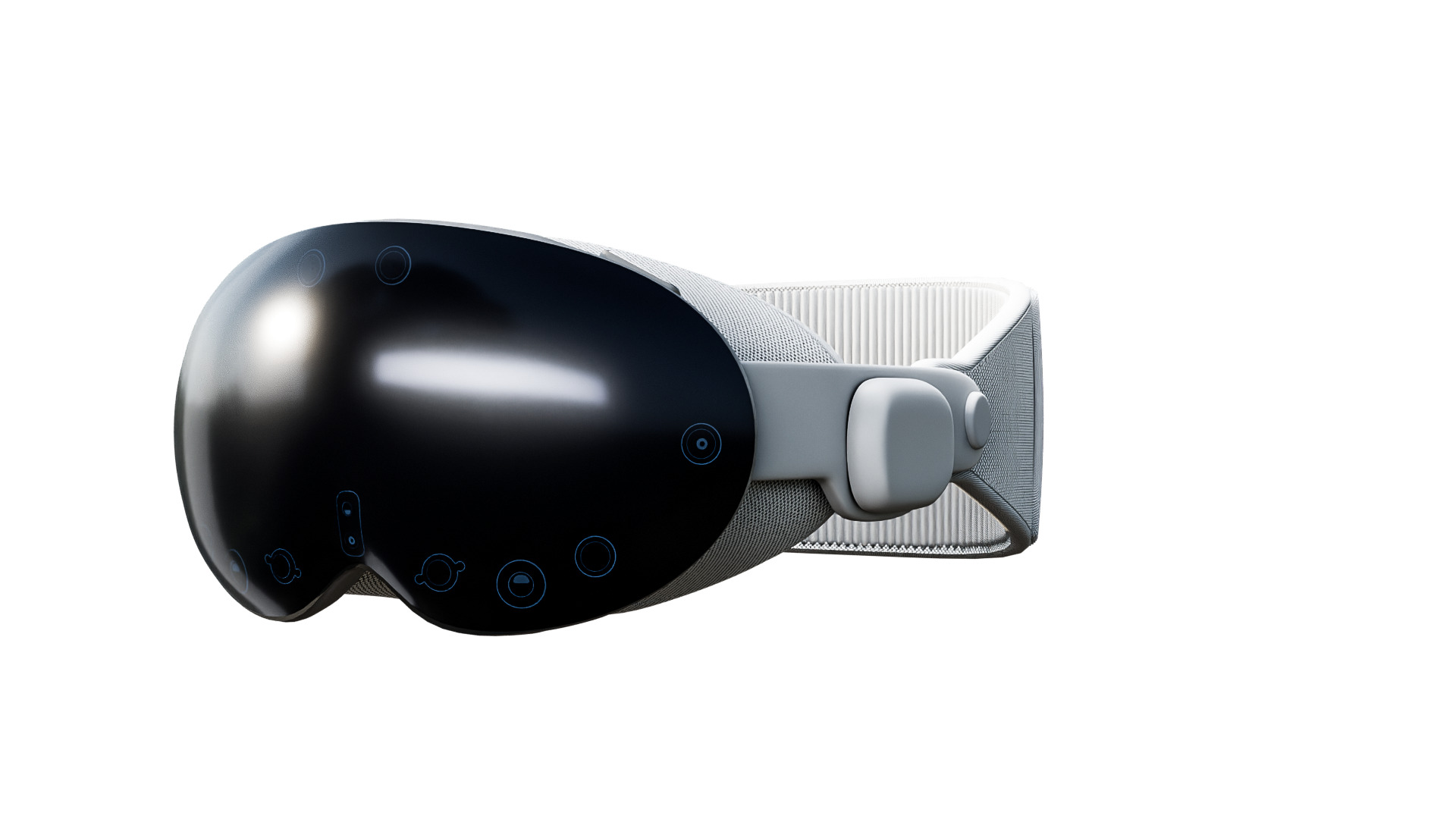 Apple Vision Pro High Poly Realistic 3DModel Ready for Rendering 3D model_5