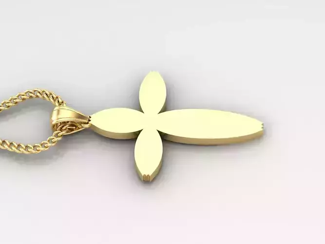 Jesus Christ Cross Pendant 3DM STL 1CP086