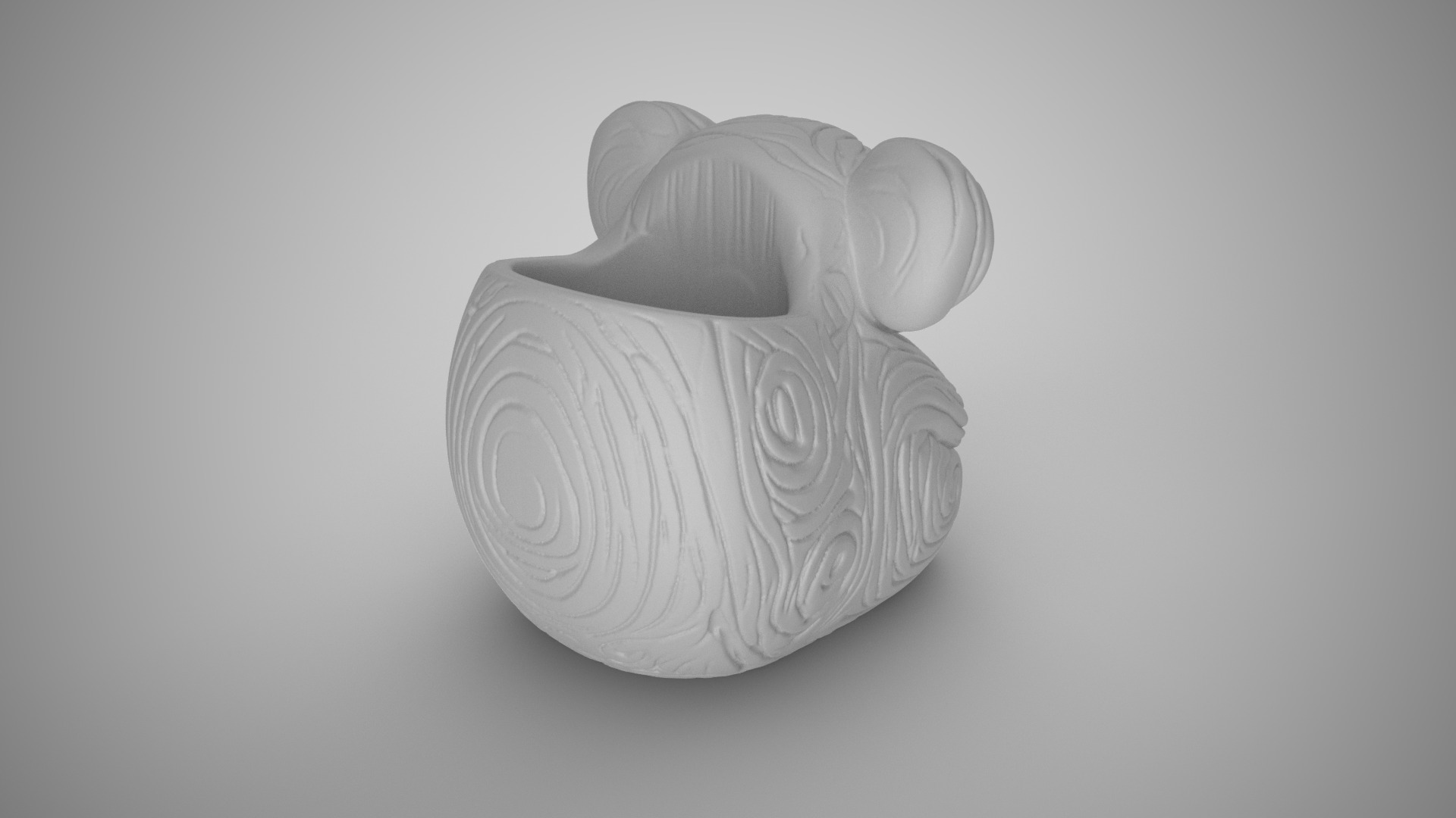 Koala Pen Holder 3D print model_2
