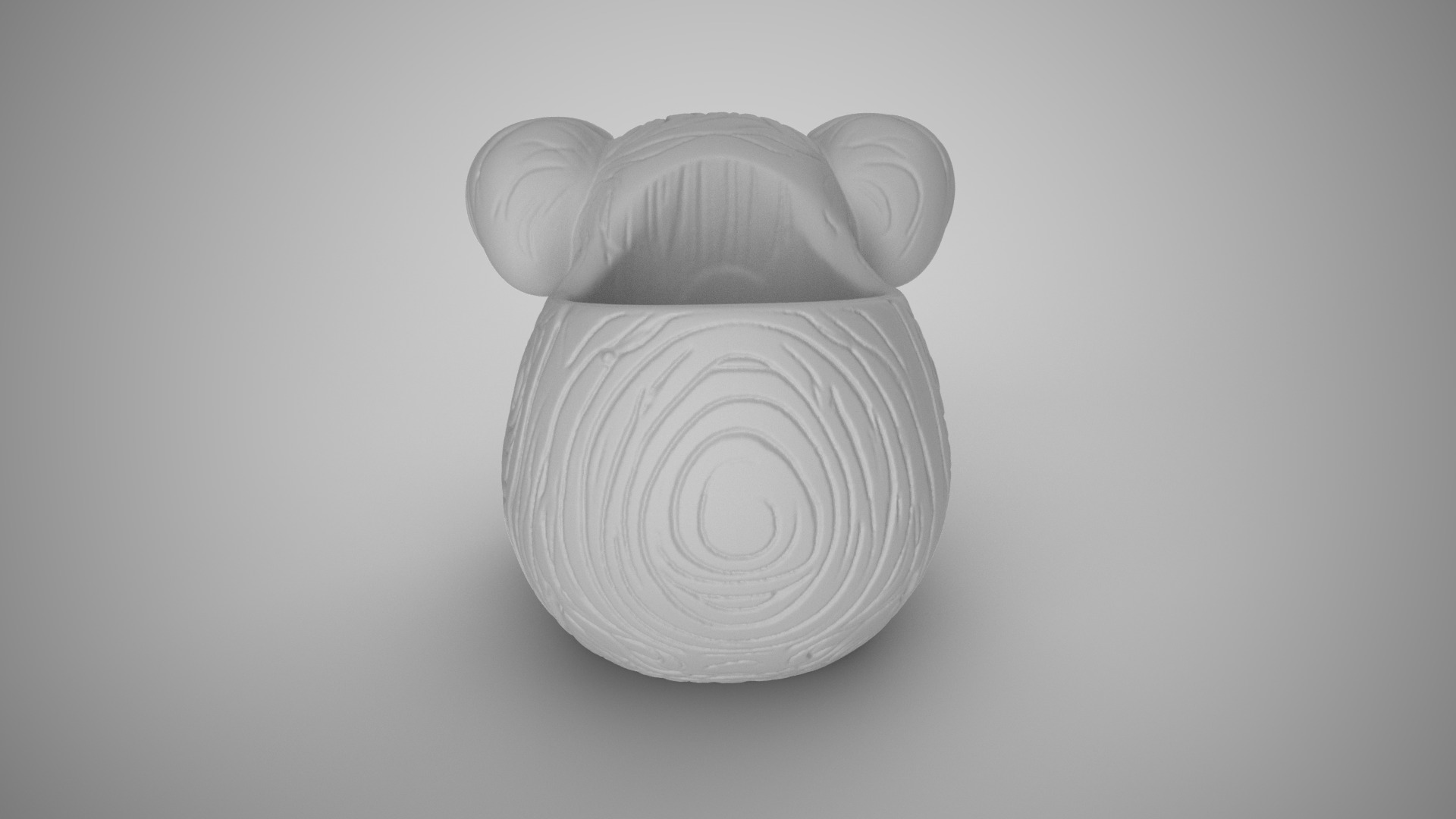 Koala Pen Holder 3D print model_3