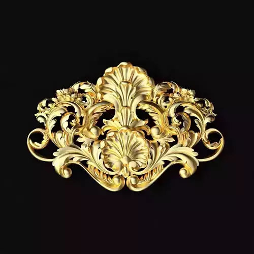 Central decor ornament for furniture