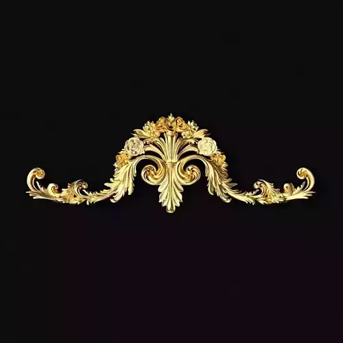 Central decor ornament for furniture