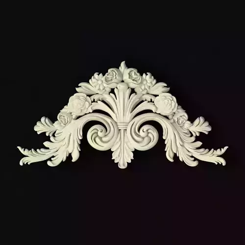 Central decor ornament for furniture