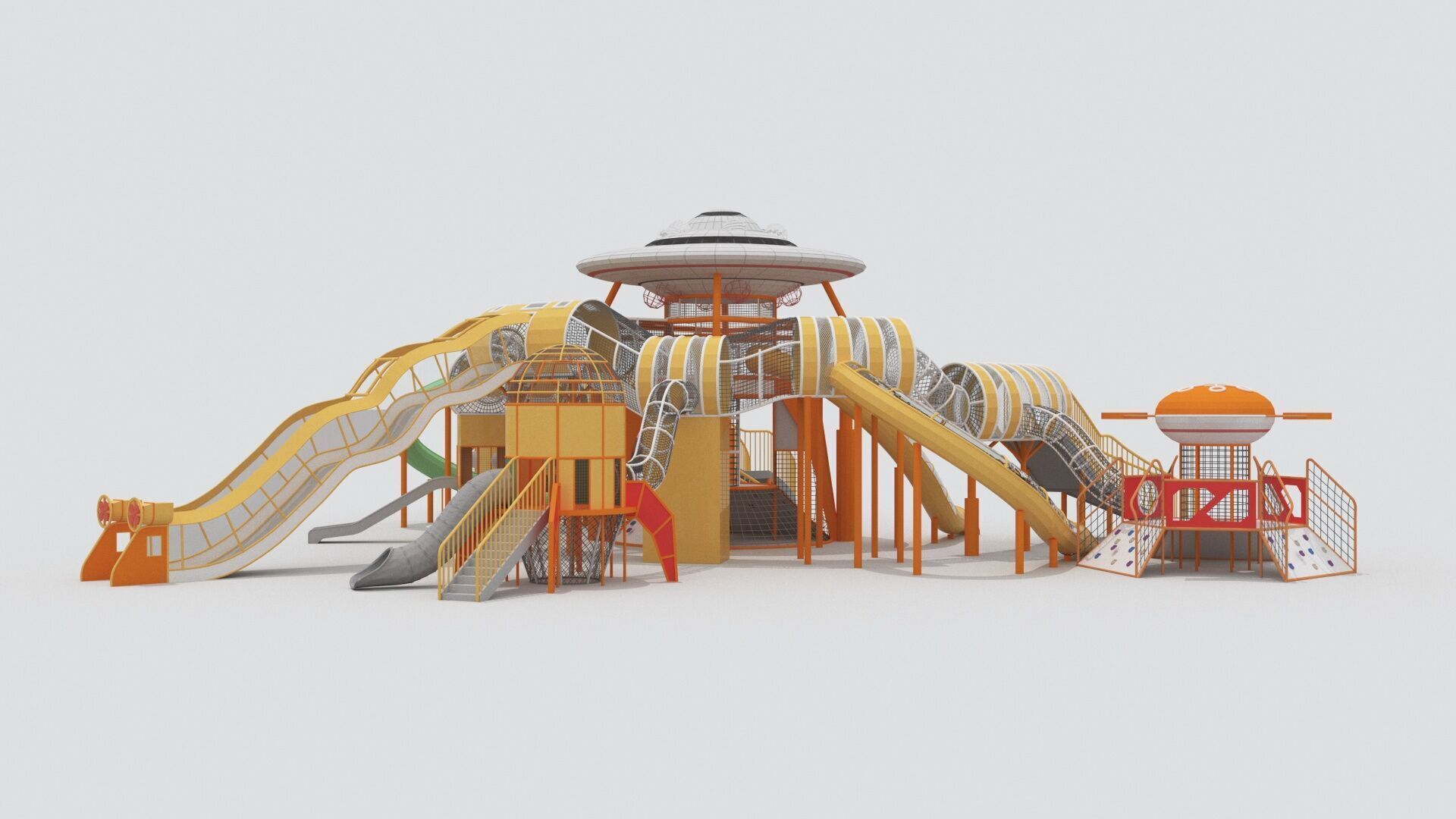 Space Theme Playground 3D model_8
