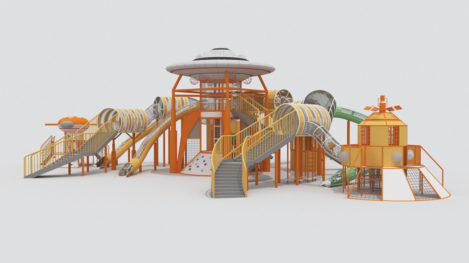 Space Theme Playground 3D model_5