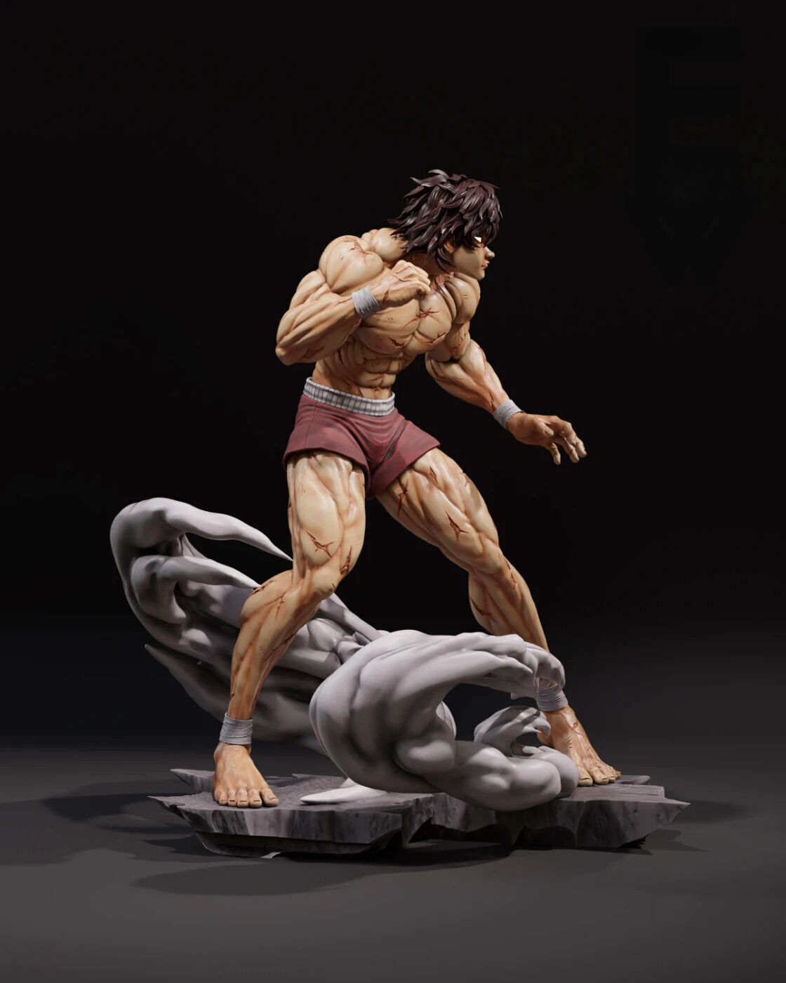 Baki Hanma Baki 3D print model_3