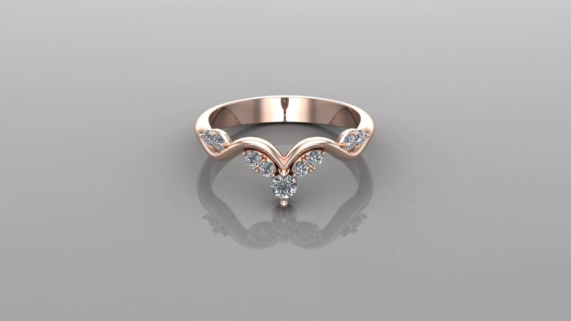  Women Ring Jewelry Ready For Print SR70 3D print model_0