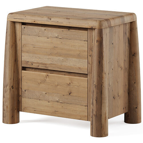 Varika Bedside Table by Interior Secrets 3D model