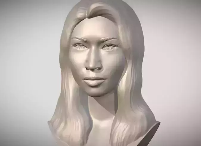 Nicki Minaj bust 3D print model