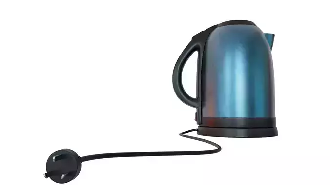 Electric Kettle MAYA Rigged Low-poly 3D model