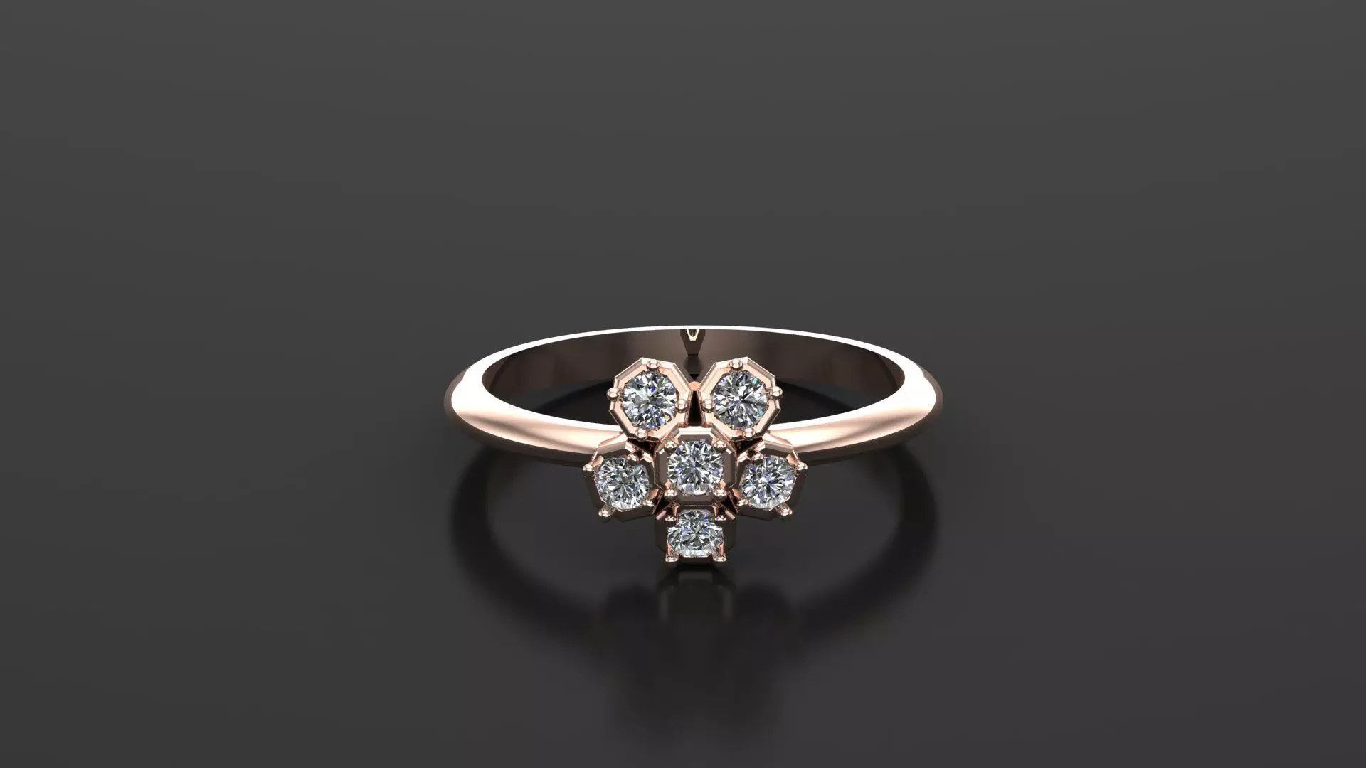 Women Ring Jewelry Ready For Print SR51 3D print model