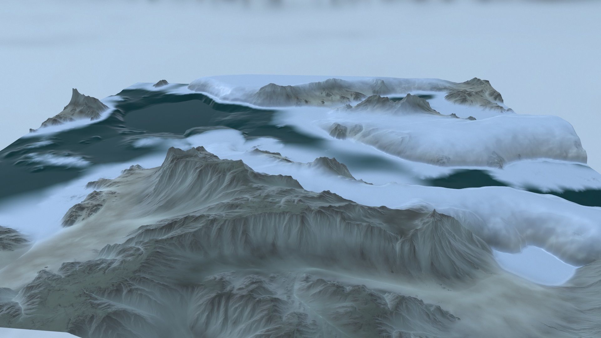 snow terrain 1 3D model_5