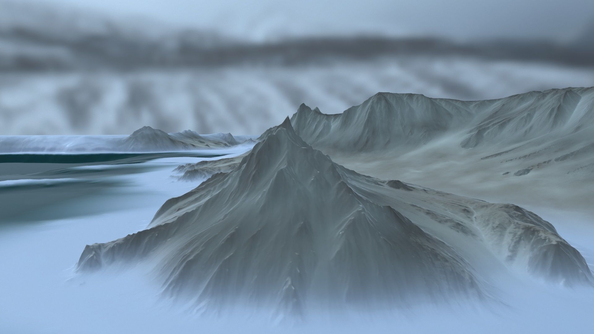 snow terrain 1 3D model_7