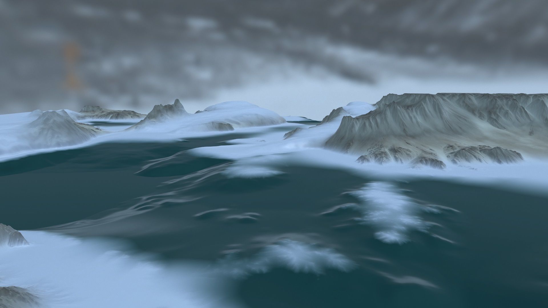 snow terrain 1 3D model_6