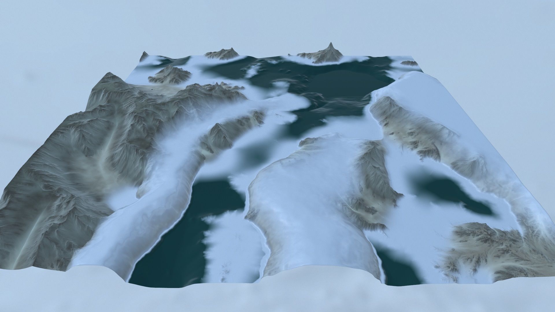 snow terrain 1 3D model_10