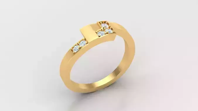  Women Ring Jewelry SLT 79 3D print model