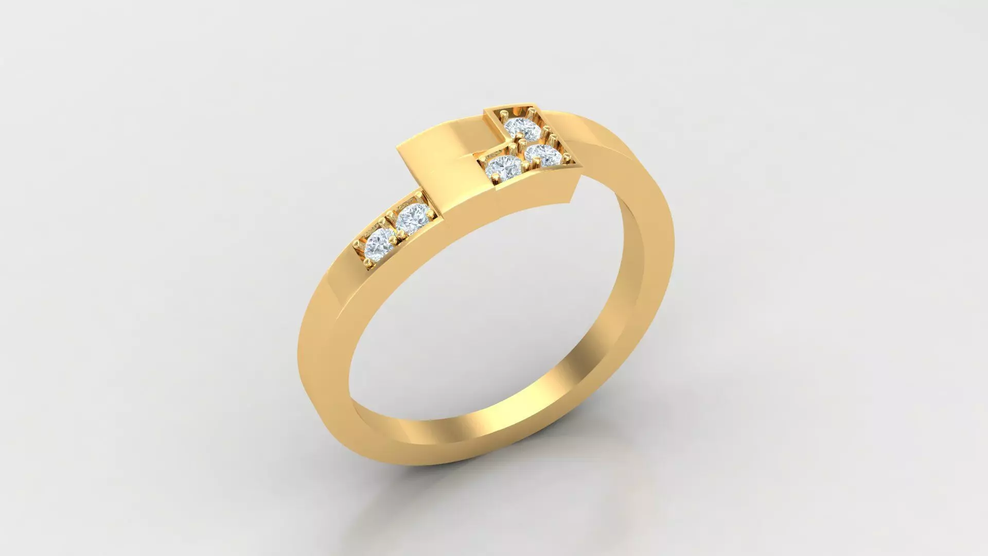 Women Ring Jewelry SLT 79 3D print model