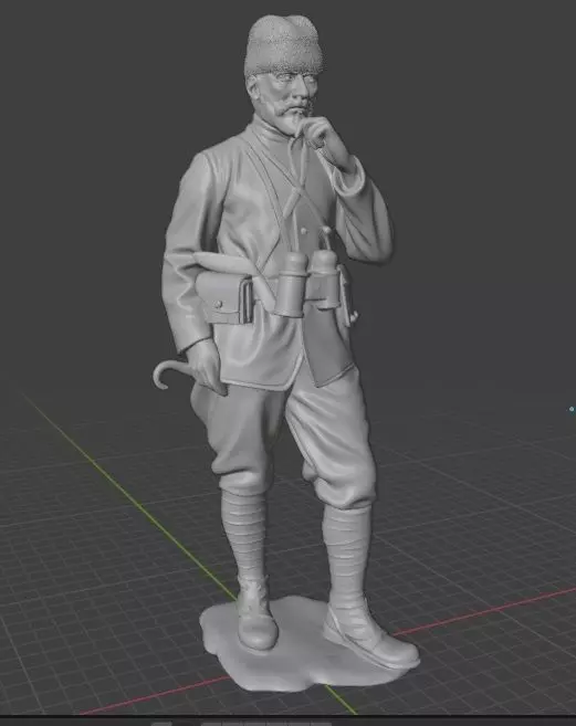 Mustafa Kemal Ataturk Free 3D print model_1