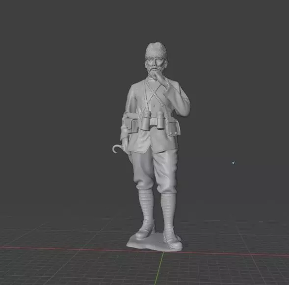 Mustafa Kemal Ataturk Free 3D print model_4