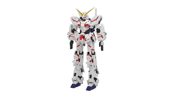 UNICORN GUNDAM Free 3D model