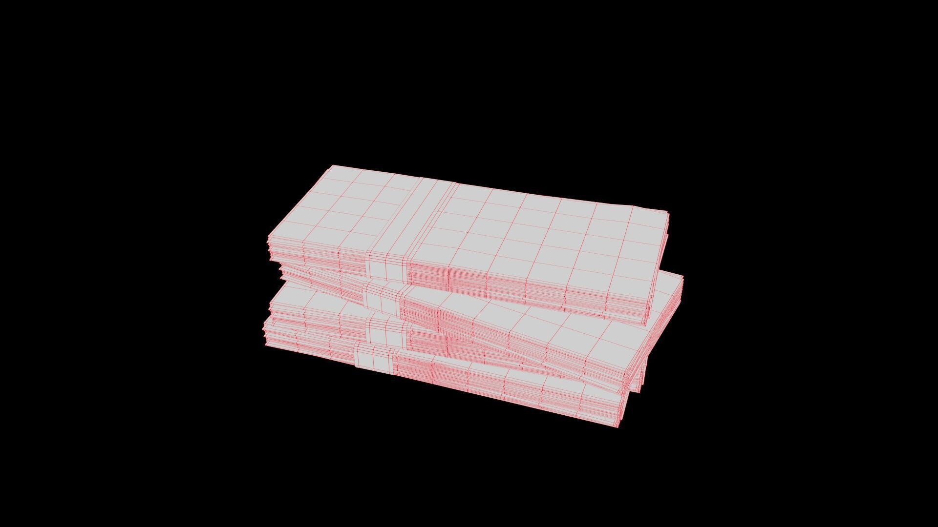 2000 Uruguayan peso Currency Low-poly 3D model_6