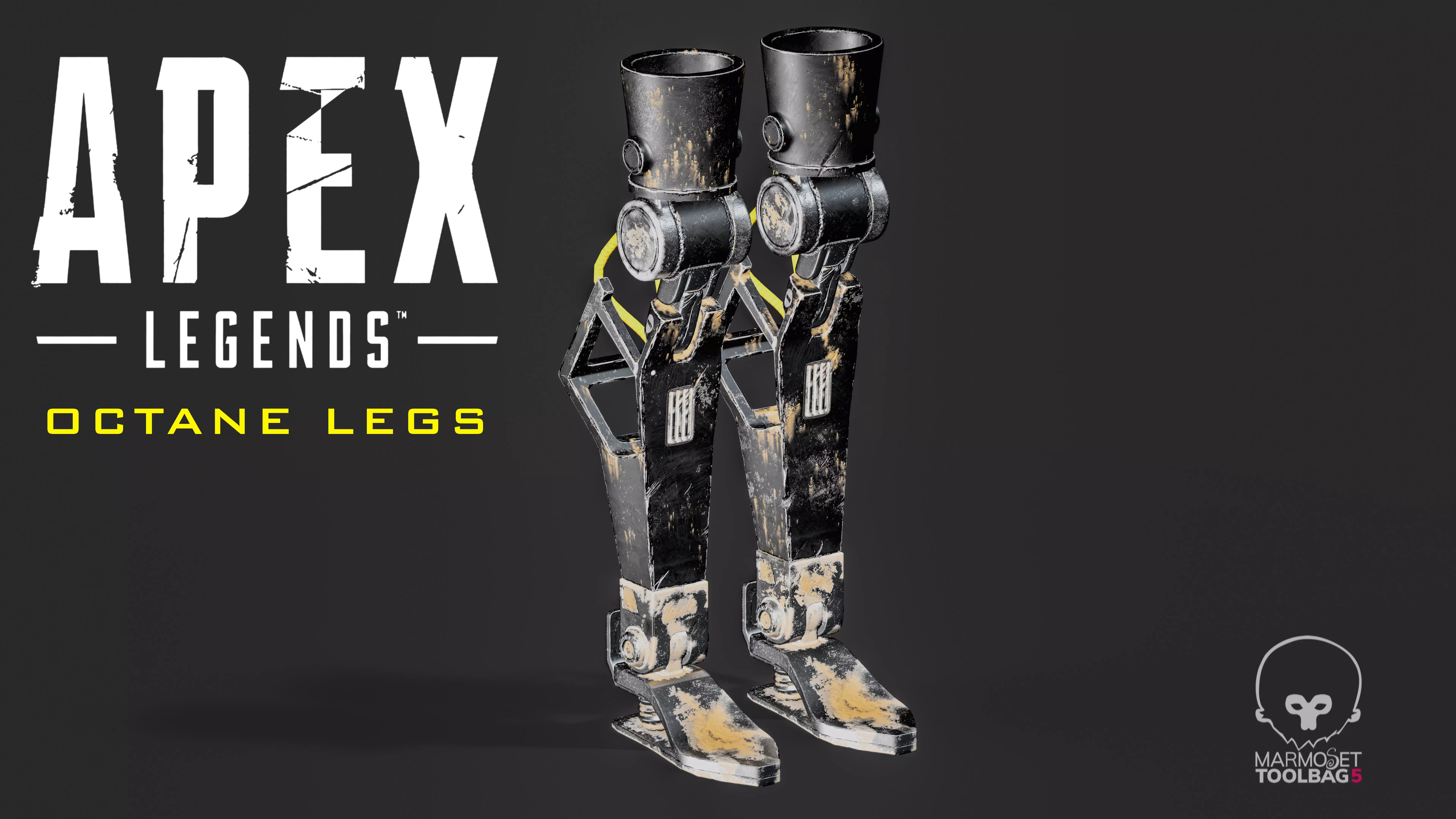 Apex Legends Octane Legs Low-poly 3D model_0