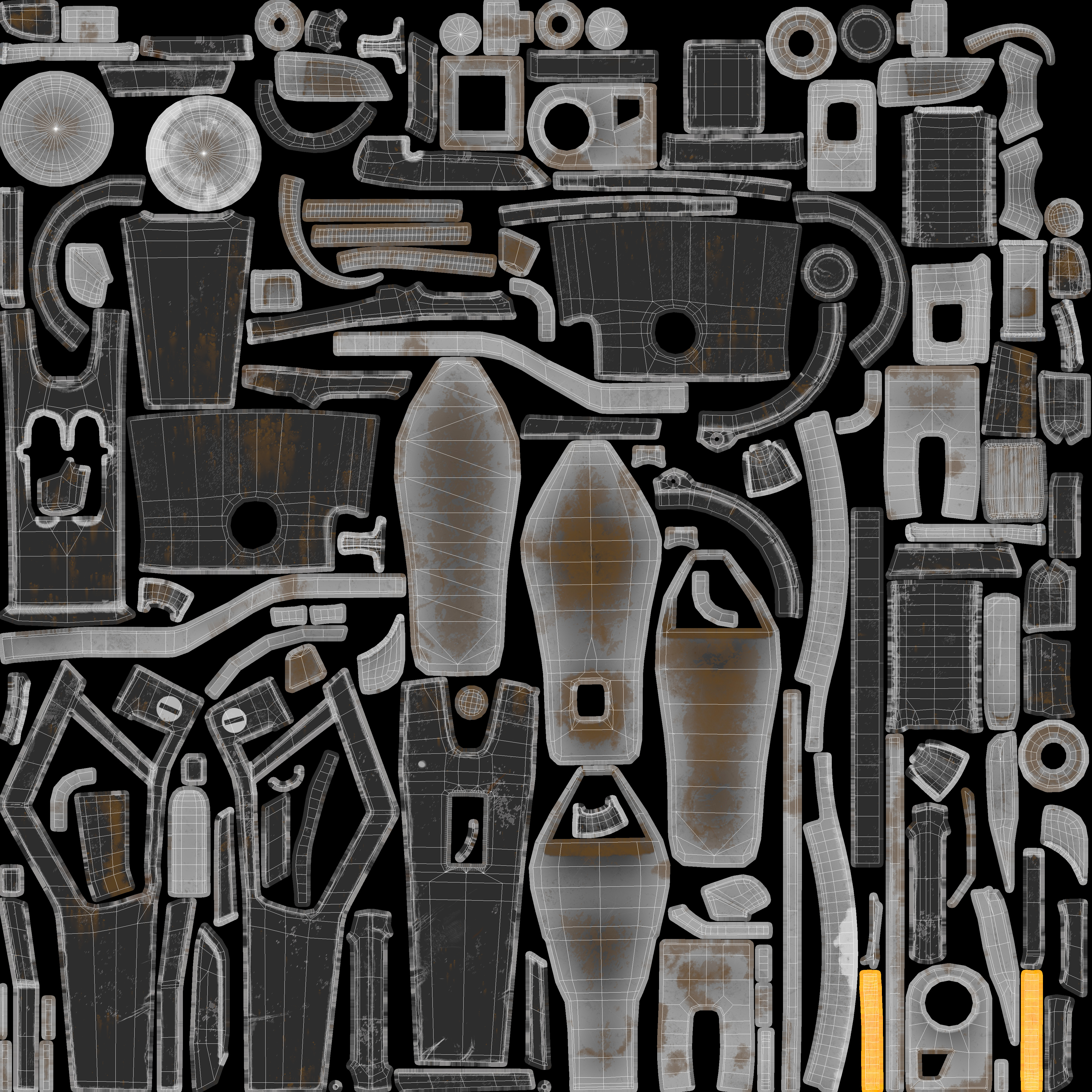 Apex Legends Octane Legs Low-poly 3D model_10