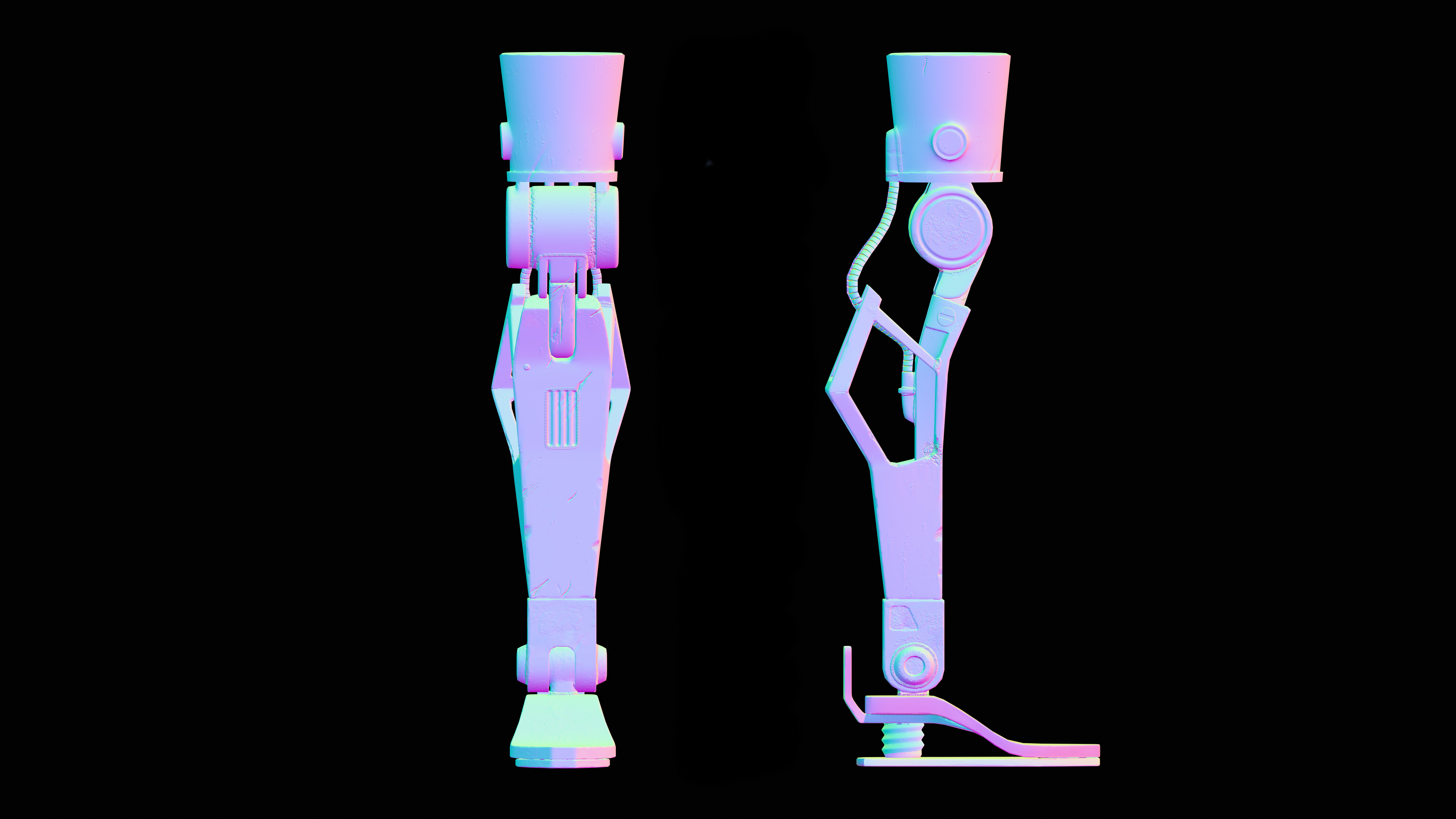 Apex Legends Octane Legs Low-poly 3D model_8