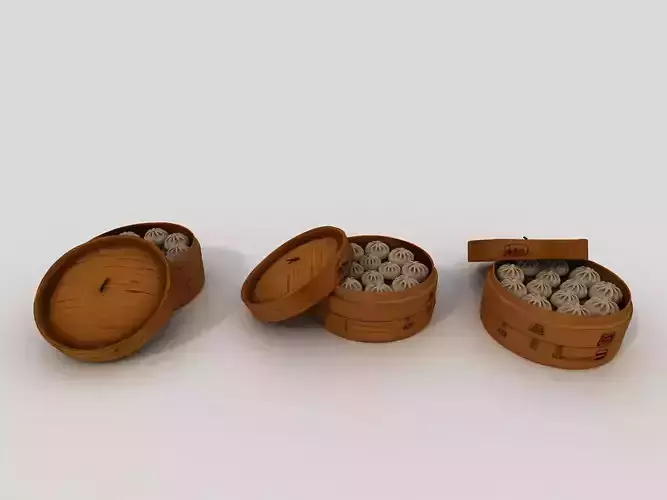 Steamer Low-poly 3D model