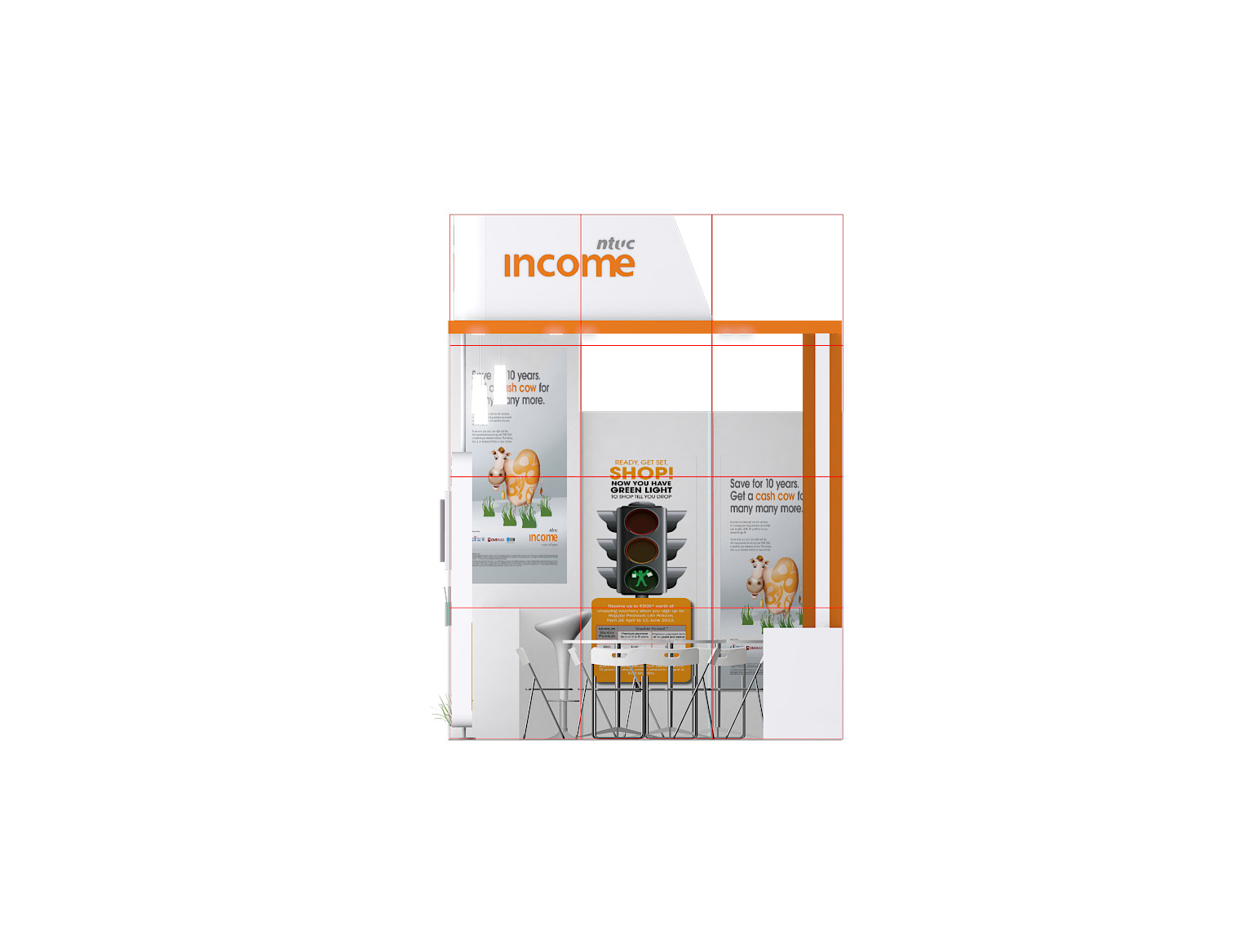 Recycle Exhibition Booth Design Low-poly 3D model_18