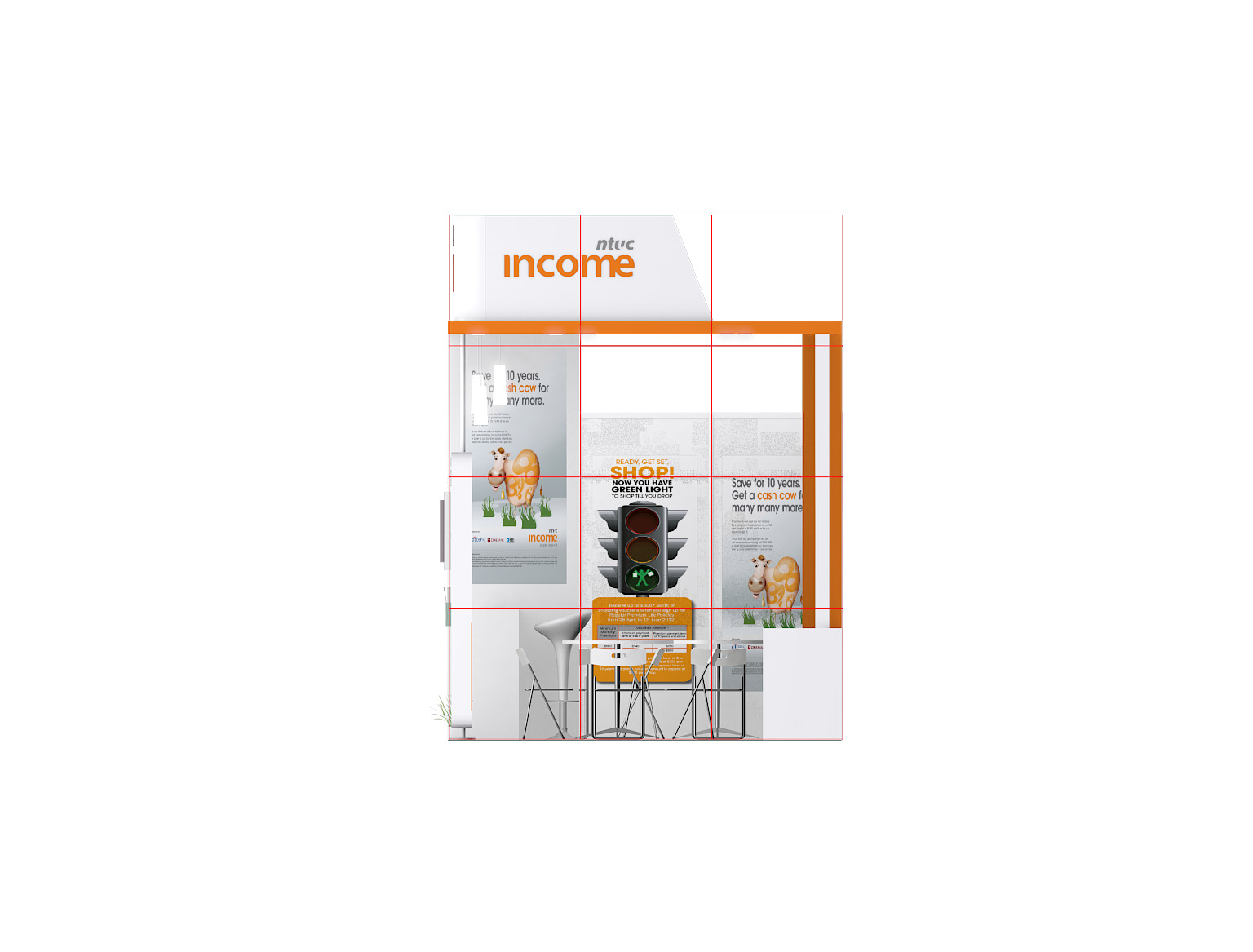 Recycle Exhibition Booth Design Low-poly 3D model_19