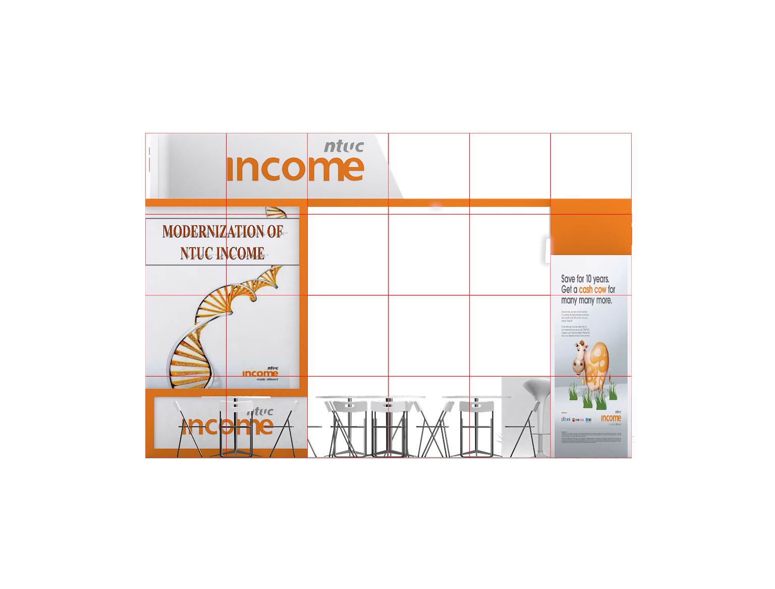 Recycle Exhibition Booth Design Low-poly 3D model_1