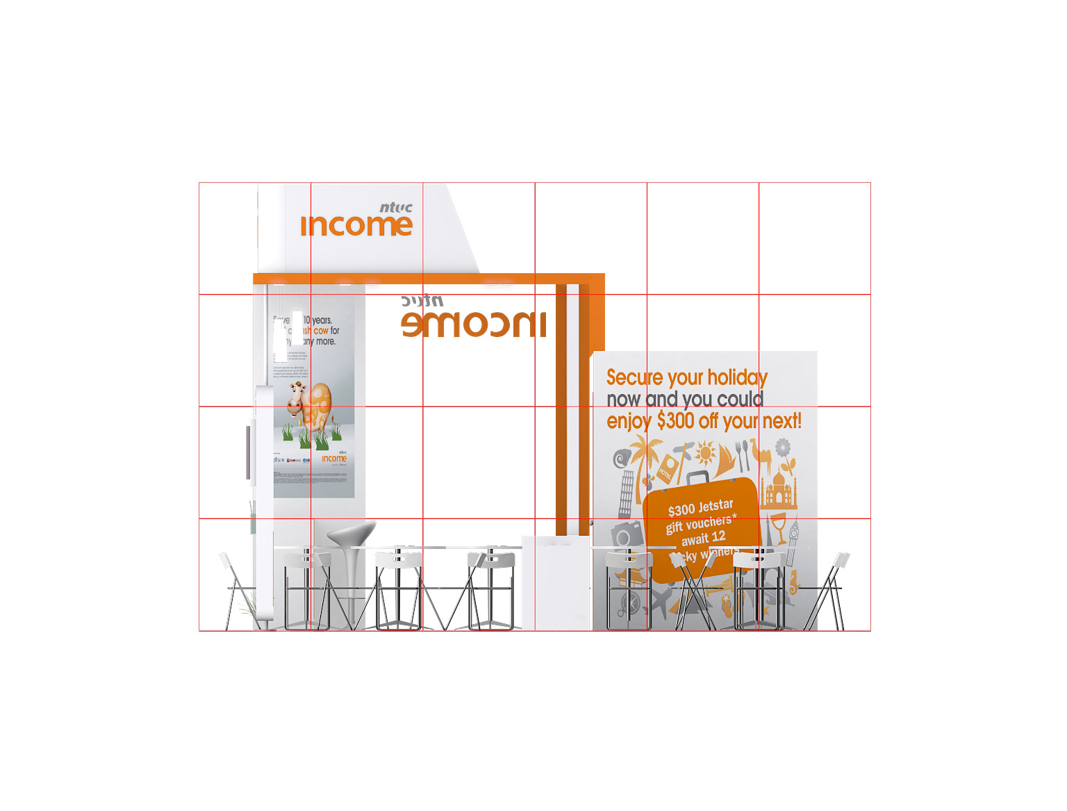 Recycle Exhibition Booth Design Low-poly 3D model_17