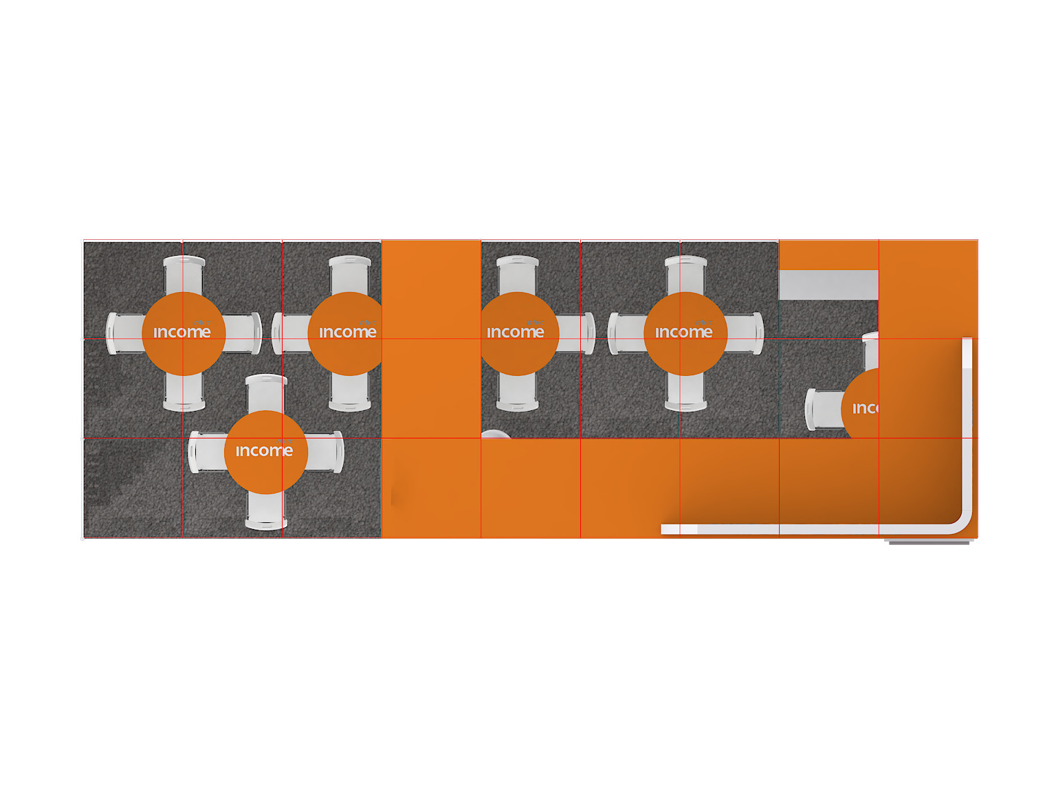 Recycle Exhibition Booth Design Low-poly 3D model_22