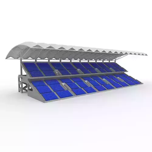 Stadium Tribune 10 3D model
