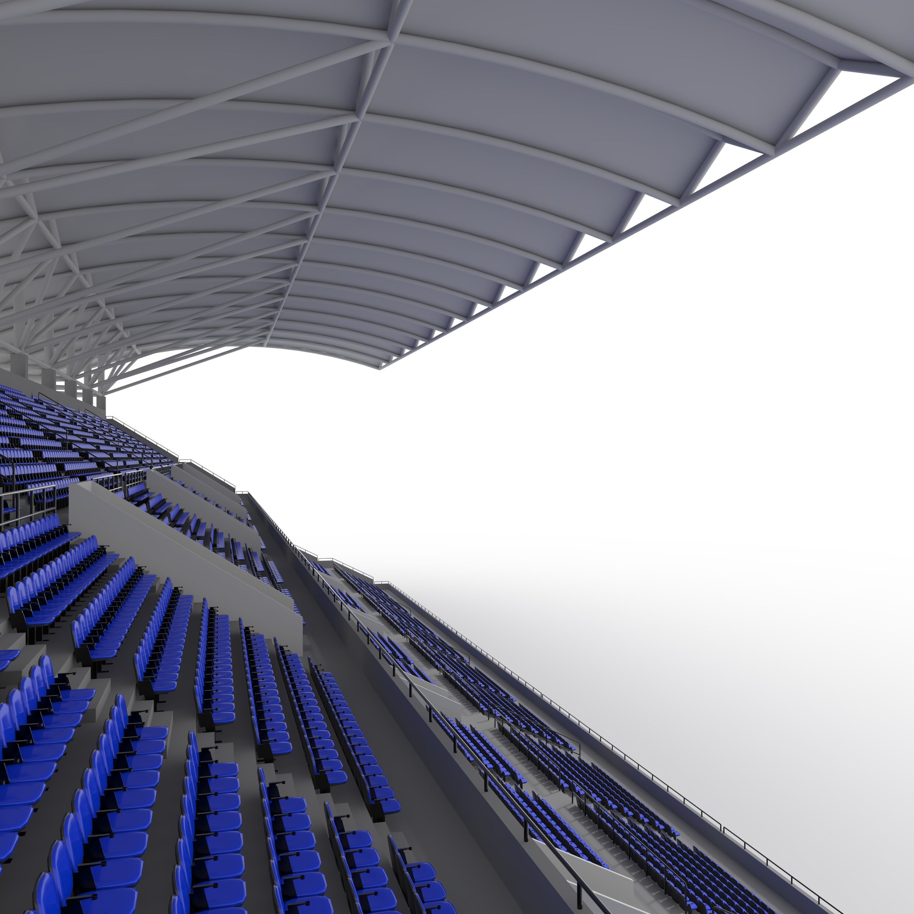 Stadium Tribune 10 3D model_21