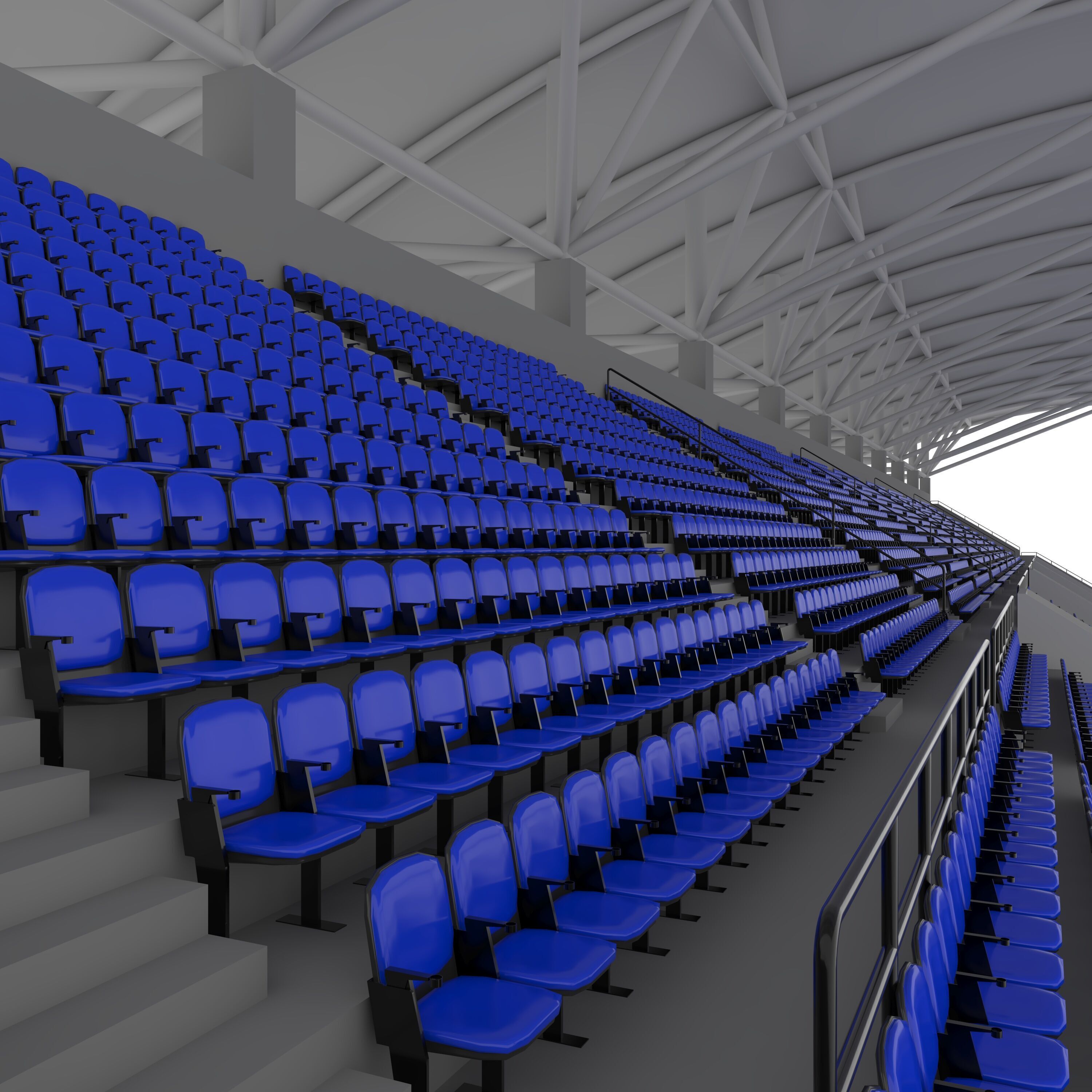 Stadium Tribune 10 3D model_20
